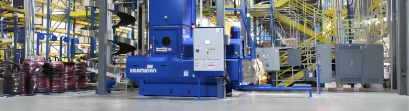 Bramidan horizontal baler system installed in a large industrial facility